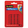Scotch(R) Removable Clear Mounting Squares