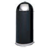Safco(R) Dome Top Receptacle with Spring-Loaded Door