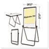 MasterVision(R) Folds-to-a-Table Melamine Easel