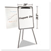 MasterVision(R) Magnetic Gold Ultra Dry Erase Tripod Presentation Easel with Extension Arms