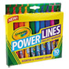 Crayola(R) Powerlines Washable Project Markers with Scents