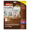 Avery(R) Printable Bag Toppers with Bags