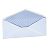 Business Envelope, Security Tint, #10, Monarch Flap, Gummed Closure, 4.13 x 9.5, White, 500/Box