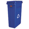 Rubbermaid(R) Commercial Slim Jim(R) Plastic Recycling Container with Venting Channels