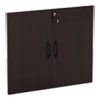 Alera Valencia Series Cabinet Door Kit For All Bookcases, 15.63w x 0.75d x 25.25h, Mahogany