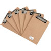 Universal(R) Hardboard Clipboard with Low-Profile Clip