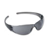 Checkmate Wraparound Safety Glasses, Clear Polycarbonate Frame, Gray Lens