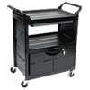 Rubbermaid(R) Commercial Utility Cart with Locking Doors