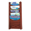 Safco(R) Solid Wood Wall-Mount Literature Display Rack