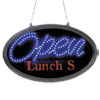 Artistic(R) LED Oval Open Sign with Programmable Message