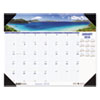 House of Doolittle(TM) Earthscapes(TM) 100% Recycled Coastlines Monthly Desk Pad Calendar
