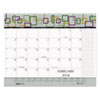 House of Doolittle(TM) 100% Recycled Geometric Desk Pad Calendar