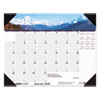 House of Doolittle(TM) Earthscapes(TM) 100% Recycled Mountains of the World Monthly Desk Pad Calendar
