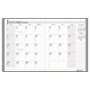 House of Doolittle(TM) 100% Recycled Ruled 14-Month Planner with Stitched Leatherette Cover