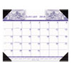 House of Doolittle(TM) 100% Recycled One-Color Photo Monthly Desk Pad Calendar