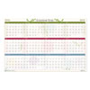 House of Doolittle(TM) Whimsical Floral Reversible/Erasable 100% Recycled Yearly Wall Calendar