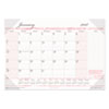 House of Doolittle(TM) Breast Cancer Awareness 100% Recycled Monthly Desk Pad Calendar