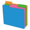 Pendaflex(R) Glow Poly File Folders