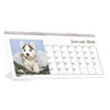 House of Doolittle(TM) Earthscapes(TM) 100% Recycled Puppy Desk Tent Monthly Calendar with Photos