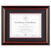 DAX(R) Two-Tone Rosewood/Black Document Frame