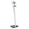 Durable(R) Info Sign Duo Floor Stand
