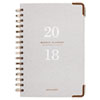 AT-A-GLANCE(R) Light Gray Wirebound Weekly/Monthly Planners