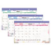 AT-A-GLANCE(R) Watercolors Recycled Monthly Desk Pad Calendar