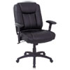 Alera(R) CC Series Executive Mid-Back Leather Chair with Adjustable Arms