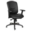 Alera(R) Eon Series Mid-Back Leather Synchro with Seat Slide Chair