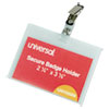 Universal(R) Clear Badge Holders With Inserts