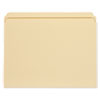 Top Tab File Folders, Straight Tabs, Letter Size, 0.75" Expansion, Manila, 100/Box