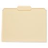 Top Tab Manila File Folders, 1/3-Cut Tabs: Center Position, Letter Size, 0.75" Expansion, Manila, 100/Box