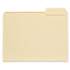 Top Tab Manila File Folders, 1/3-Cut Tabs: Right Position, Letter Size, 0.75" Expansion, Manila, 100/Box