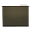 Deluxe Reinforced Recycled Hanging File Folders, Letter Size, 1/3-Cut Tabs, Standard Green, 25/Box