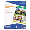 Epson(R) Matte Presentation Paper