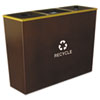 Ex-Cell Metro Collection(TM) Recycling Receptacle
