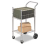 Economy Mail Cart, Two-Shelf, 20-1/2w x 38d x 36-1/2h, Chamois