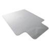Cleartex Ultimat Polycarbonate Chair Mat for Low/Med Pile Carpet, 35 x 47, w/Lip