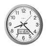 Howard Miller(R) Chronicle Wall Clock with LCD Inset