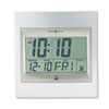 Howard Miller(R) TechTime II Radio-Controlled LCD Wall or Table Alarm Clock