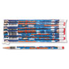 Super Reader Design Wood Pencil, #2, Blue, Dozen