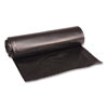 Low Density Repro Can Liners, 33 gal, 1.6 mil, 33" x 39", Black, 10 Bags/Roll, 10 Rolls/Carton