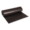 Low Density Repro Can Liners, 60 gal, 1.2 mil, 38" x 58", Black, 10 Bags/Roll, 10 Rolls/Carton