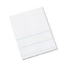 Composition Paper, 16 lbs., 4 x 10-1/2, White, 500 Sheets/Pack
