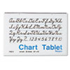 Chart Tablets, Unruled, 24 x 16, White, 25 Sheets