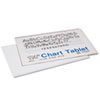 Chart Tablets w/Manuscript Cover, Ruled, 24 x 16, White, 25 Sheets