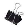 Binder Clip Zip-Seal Bag Value Pack, Mini, Black/Silver, 144/Pack