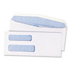 Double Window Security Tinted Check Envelope, #8 5/8, White, 1000/Box