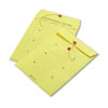 Colored Paper String & Button Interoffice Envelope, 10 x 13, Yellow, 100/Box
