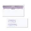 #9 Double Window Security Tint Envelopes, Reveal-N-SealÂ® Tamper Evident Seal, 500/BX